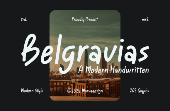 Belgravias: A Modern Handwritten Font with Artistic Soul