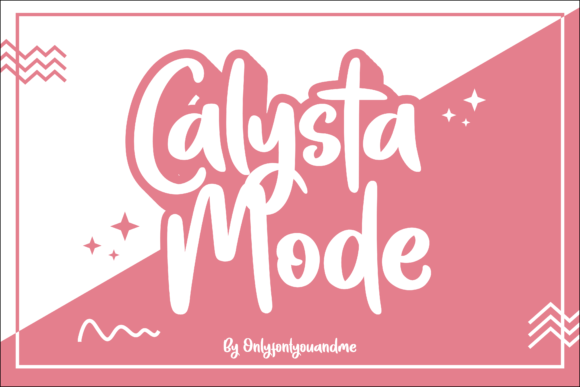Calysta Mode: A Friendly Font for Authentic Projects