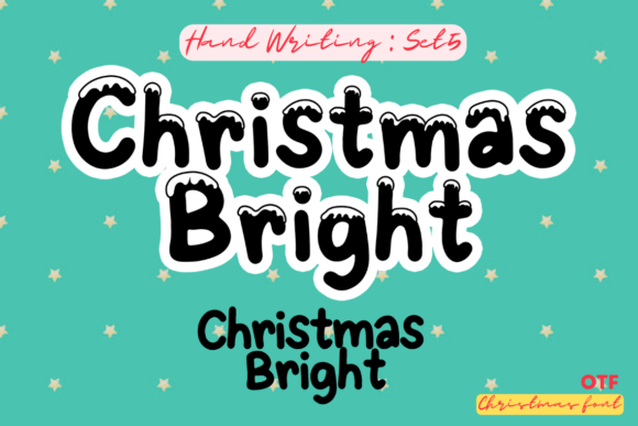 Christmas Bright 5: A Festive Font for Holiday Magic