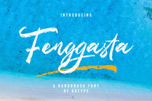 Fenggasta: A Handwritten Font for Modern Branding