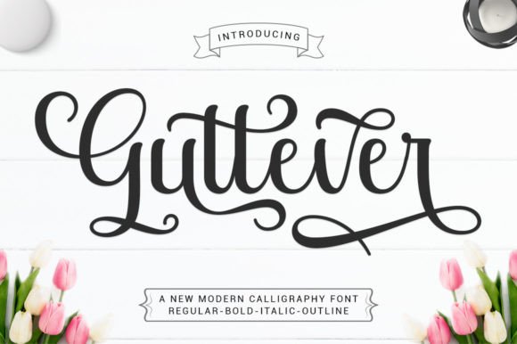 Guttever: A Handwritten Font for Authentic Branding