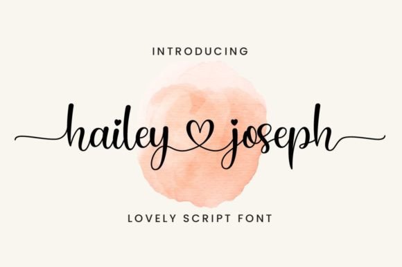 Hailey Joseph: A Modern Calligraphy Font for Elegant Design