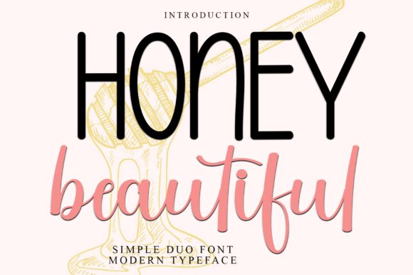 Honey Beautiful: A Festive Typeface for Holiday Magic