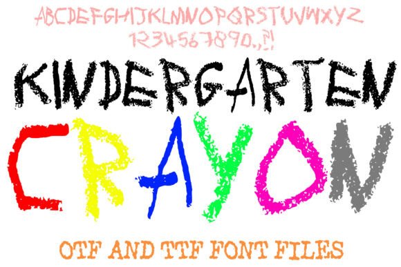 Kindergarten Crayon: Capturing Authentic Childhood Charm