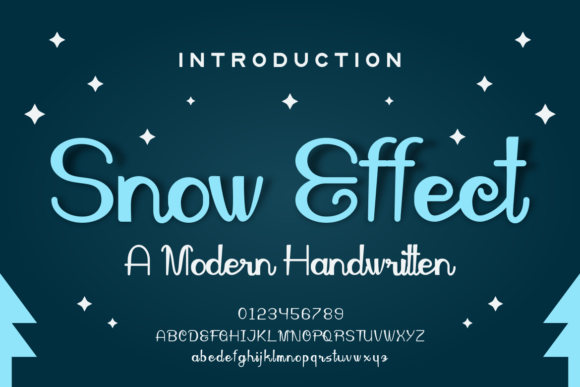 Snow Effect: The Friendly Handwritten Font for Every Project