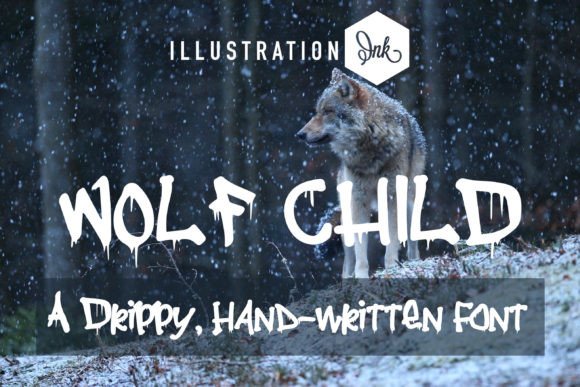 Wolf Child: A Drippy Handwritten Font with Icicle Charm